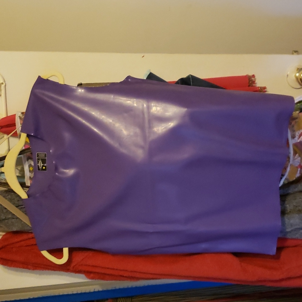 Purple Libidex Latex tank top